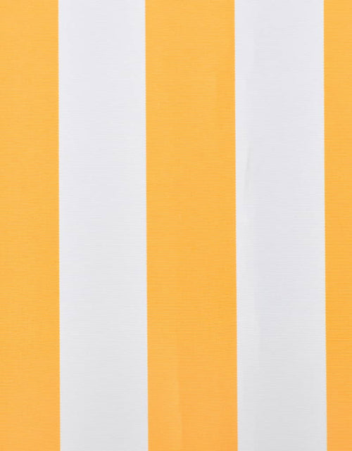Загрузите изображение в средство просмотра галереи, Pânză copertină, galben &amp; alb, 3x2,5m (cadrul nu este inclus) - Lando
