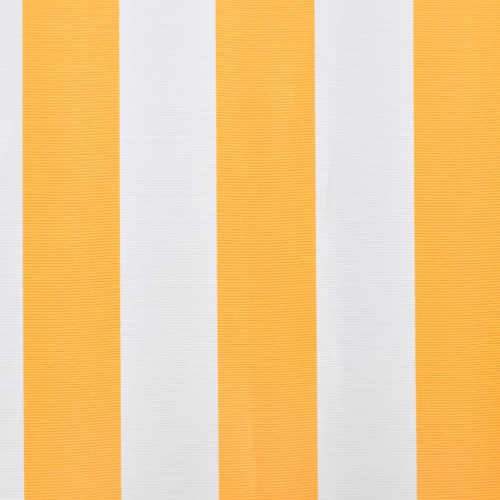 Pânză copertină, galben & alb, 3x2,5m (cadrul nu este inclus) - Lando