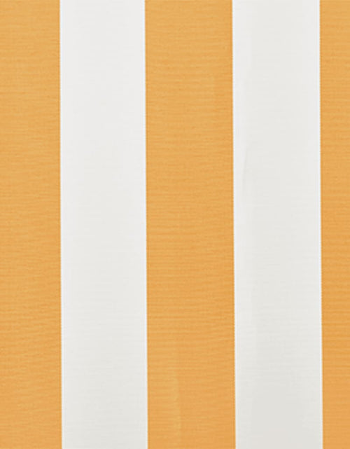 Încărcați imaginea în vizualizatorul Galerie, Pânză copertină, galben &amp; alb, 6x3 m (cadrul nu este inclus) - Lando
