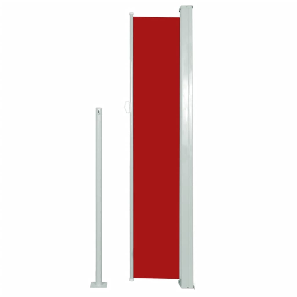 Copertină laterală pentru terasă/curte, roșu, 160x300 cm - Lando