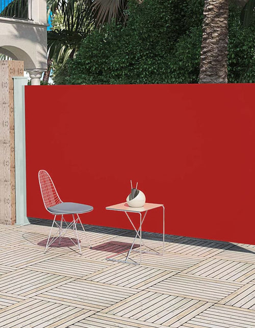 Загрузите изображение в средство просмотра галереи, Copertină laterală pentru terasă/curte, roșu, 160x300 cm - Lando

