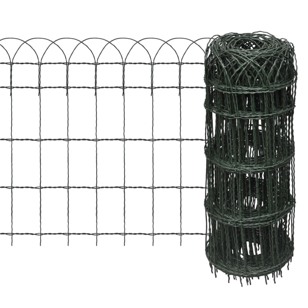 Gard delimitare grădină fier vopsit electrostatic 25 x 0,65 m Lando - Lando
