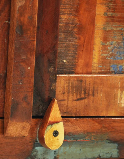 Încărcați imaginea în vizualizatorul Galerie, Dulap din lemn masiv reciclat cu 2 uși, vintage - Lando
