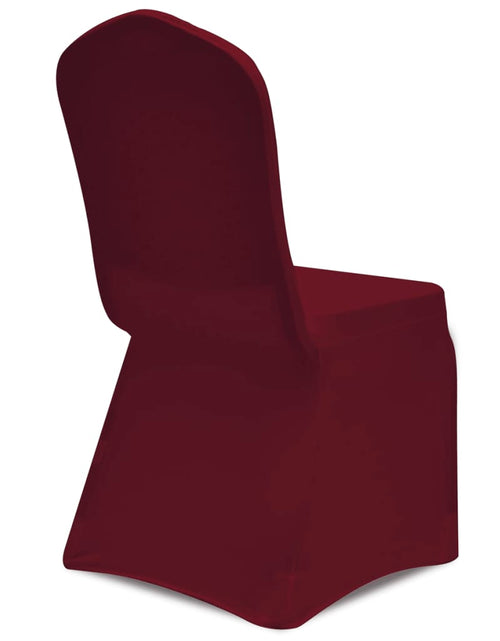 Загрузите изображение в средство просмотра галереи, Husă de scaun elastică, 6 buc., vișiniu - Lando

