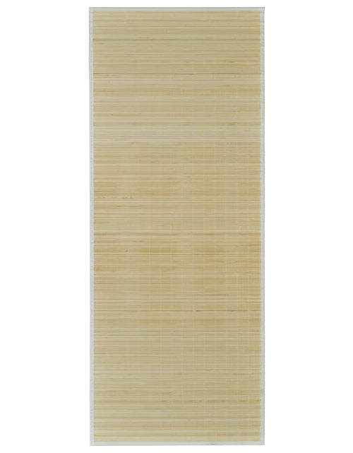 Încărcați imaginea în vizualizatorul Galerie, Covor dreptunghiular din bambus natural 80 x 200 cm Lando - Lando
