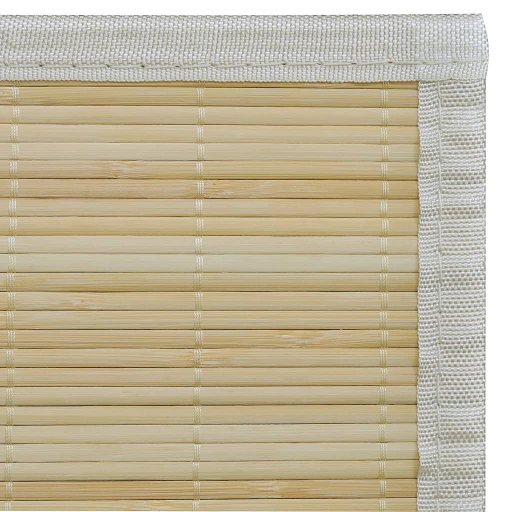 Covor dreptunghiular din bambus natural 120 x 180 cm Lando - Lando