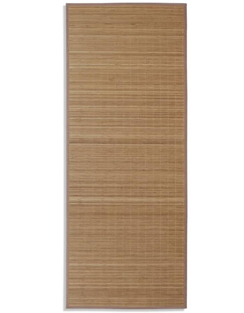 Загрузите изображение в средство просмотра галереи, Covor dreptunghiular din bambus natural, 80 x 200 cm - Lando
