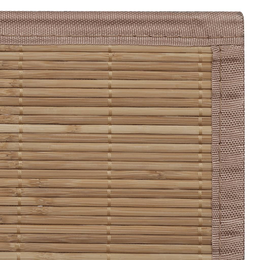 Covor dreptunghiular din bambus natural, 80 x 200 cm - Lando