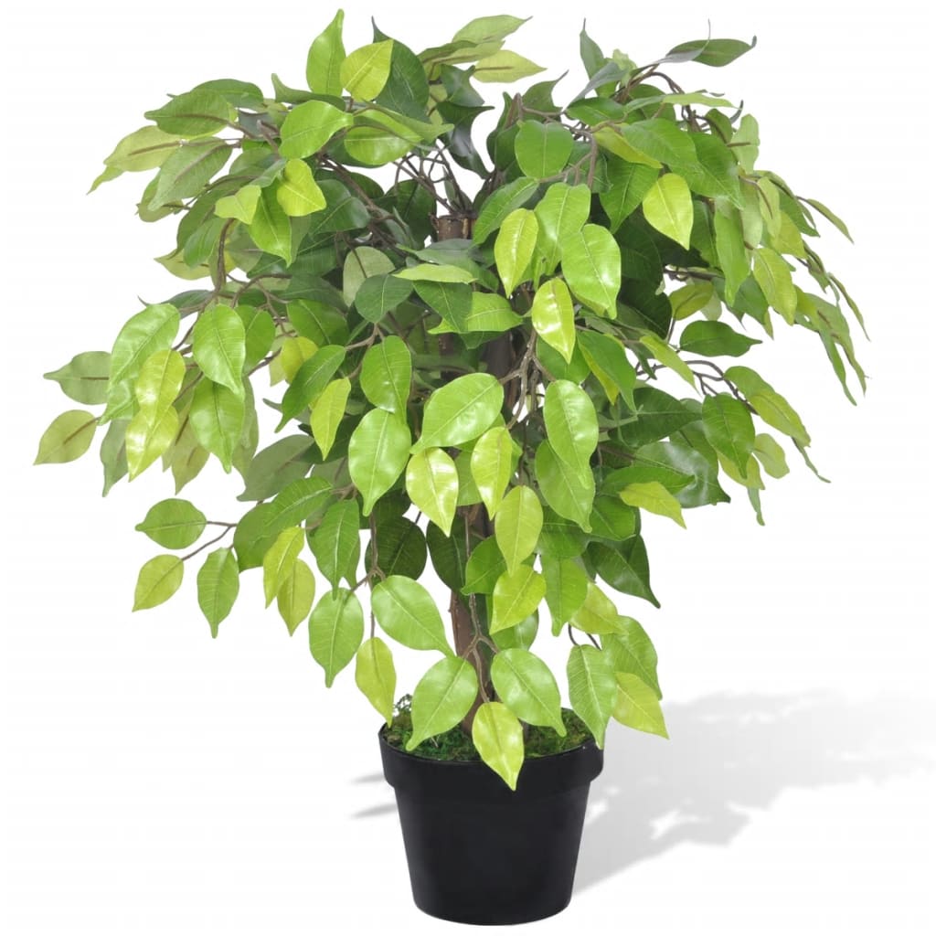 Ficus pitic artificial cu ghiveci, 60 cm - Lando