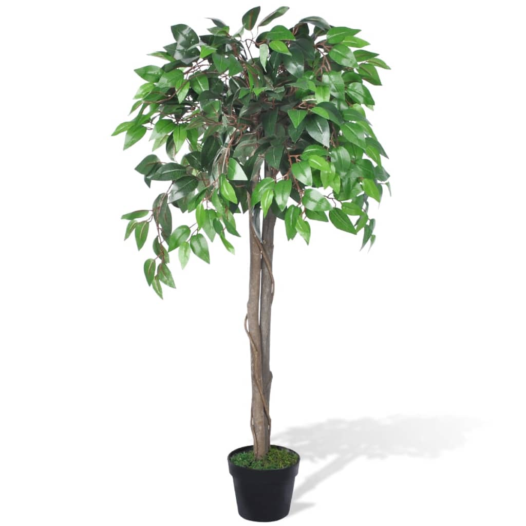 Planta artificială, arbore de ficus, cu ghiveci, 110 cm - Lando