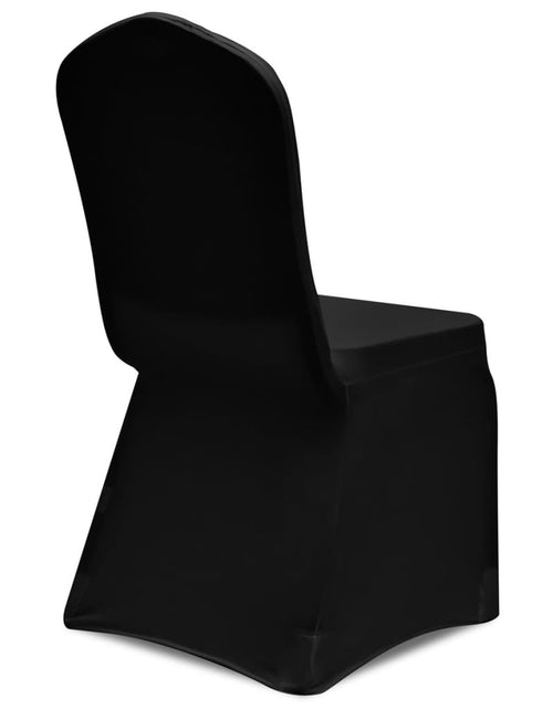 Загрузите изображение в средство просмотра галереи, Husă de scaun elastică, 50 buc., negru Lando - Lando
