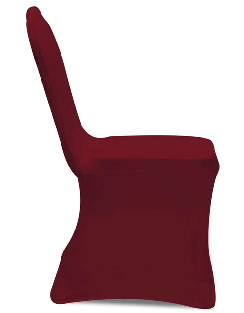 Încărcați imaginea în vizualizatorul Galerie, Husă de scaun elastică, 50 buc., roșu bordo - Lando
