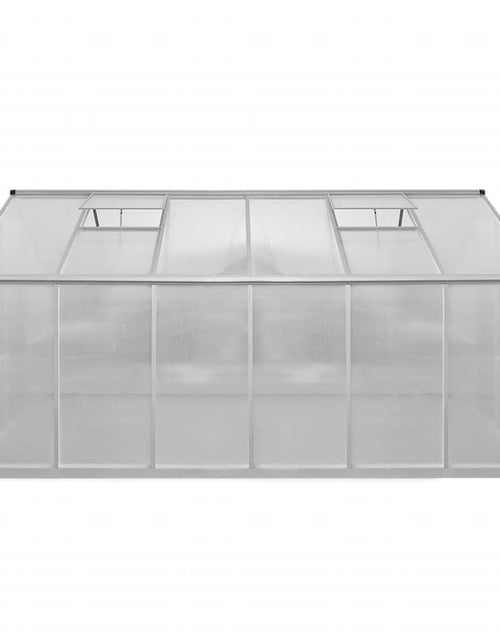 Încărcați imaginea în vizualizatorul Galerie, Seră din aluminiu ranforsat cu cadru la bază, 9,025 m² - Lando
