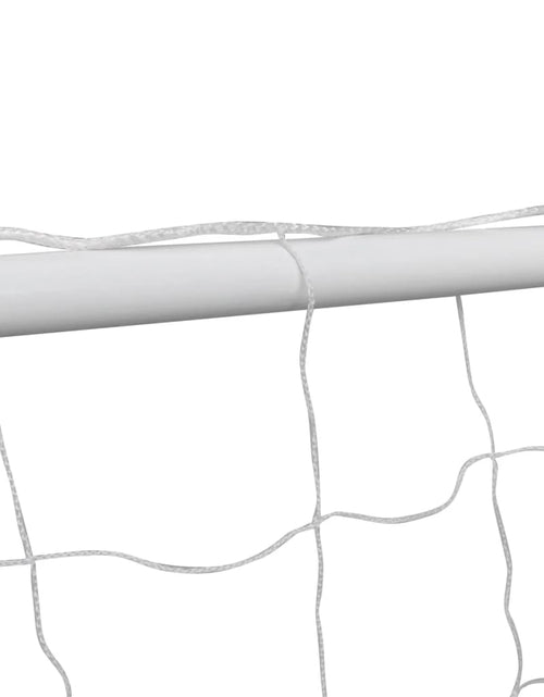 Încărcați imaginea în vizualizatorul Galerie, Poartă de fotbal cu plasă alb 182x61x122 cm oțel Lando - Lando
