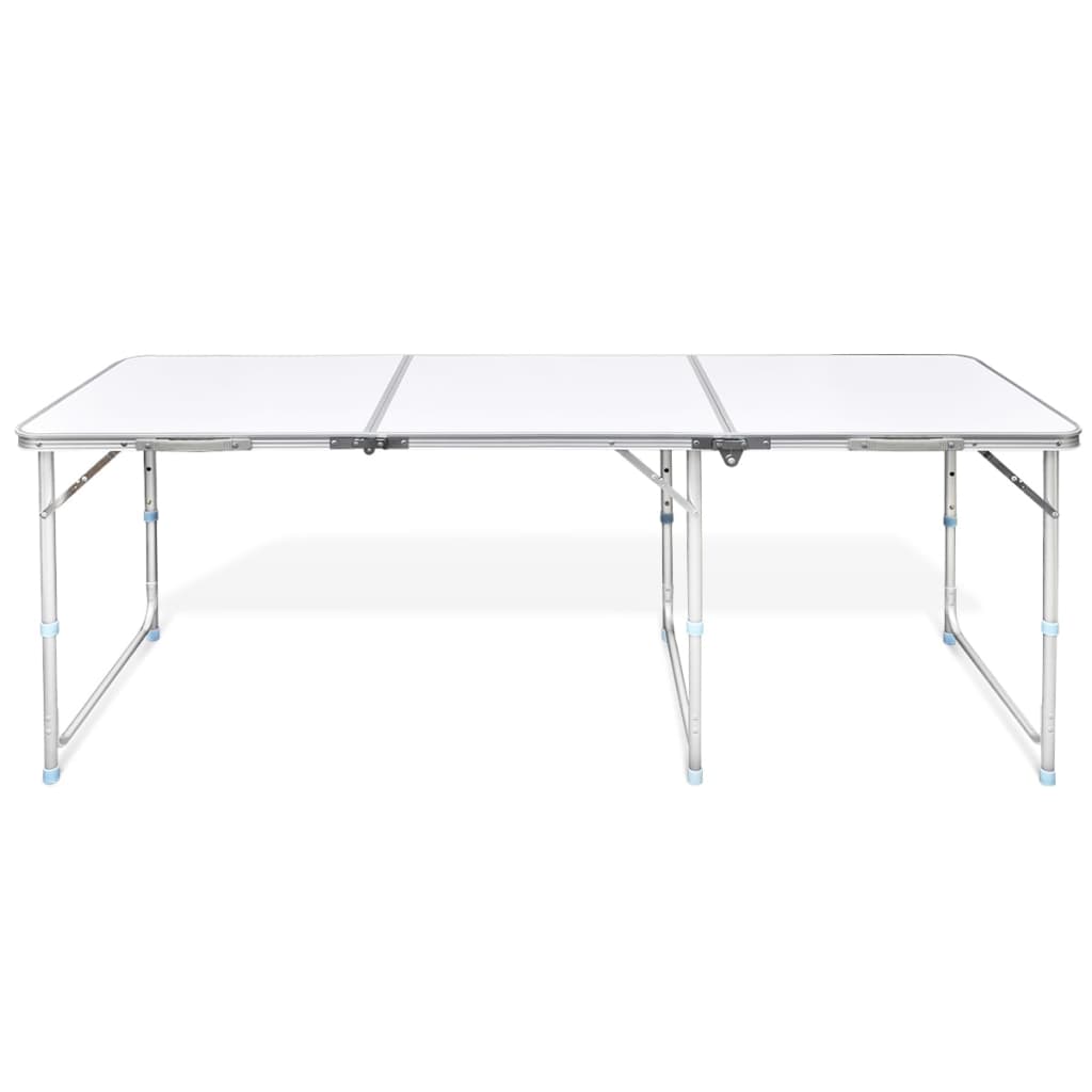 Masă camping din aluminiu reglabilă 180 x 60 cm Lando - Lando