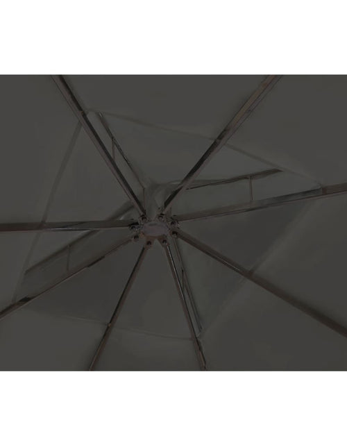 Încărcați imaginea în vizualizatorul Galerie, Pavilion cu acoperiș, gri închis, 3 x 4 m Lando - Lando
