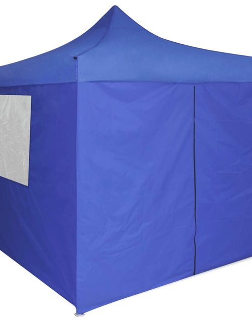 Загрузите изображение в средство просмотра галереи, 41466 Blue Foldable Tent 3 x 3 m with 4 Walls Lando - Lando
