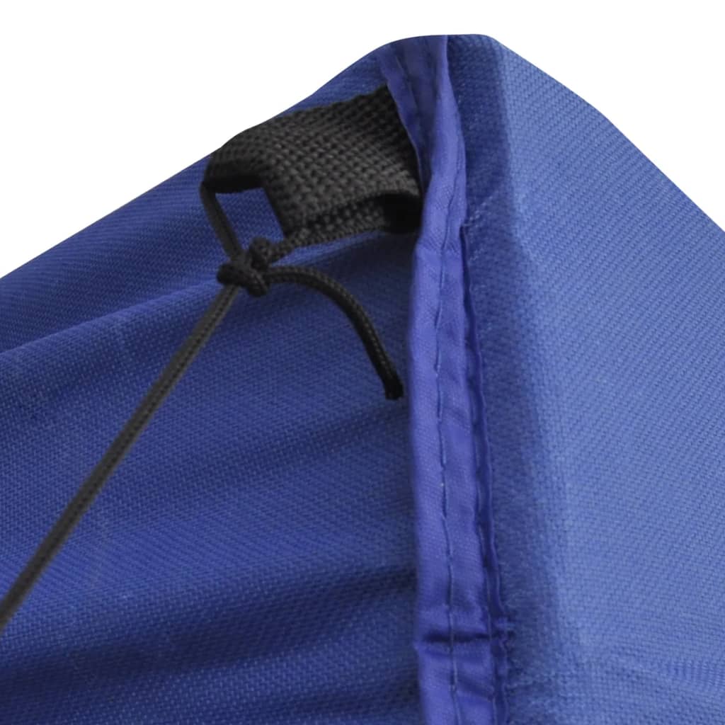 41466 Blue Foldable Tent 3 x 3 m with 4 Walls Lando - Lando