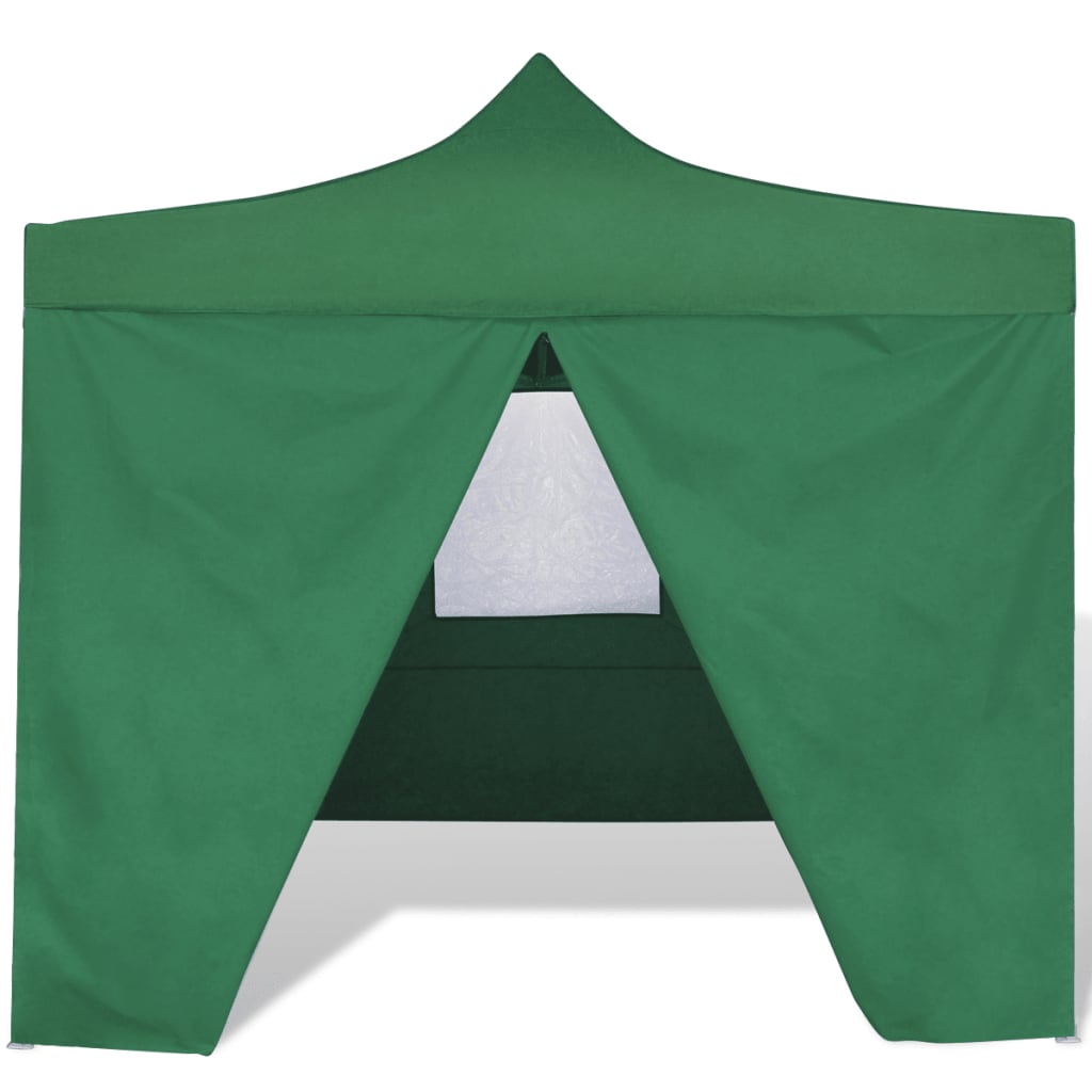 41468 Green Foldable Tent 3 x 3 m with 4 Walls Lando - Lando