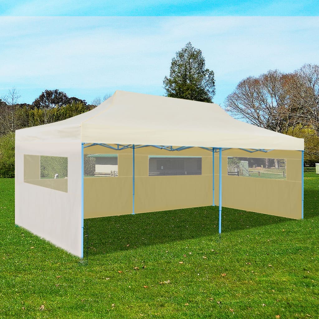 Cort de petrecere pliabil pop-up, crem, 3 x 6 m Lando - Lando