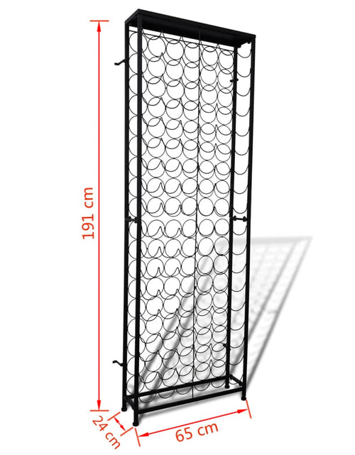 Încărcați imaginea în vizualizatorul Galerie, Suport sticle de vin pentru 108 sticle, metal - Lando
