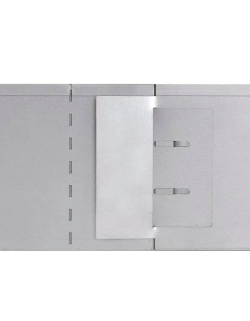 Încărcați imaginea în vizualizatorul Galerie, Set gard gazon plăci flexibile 5 buc. 100x14 cm oțel zincat Lando - Lando
