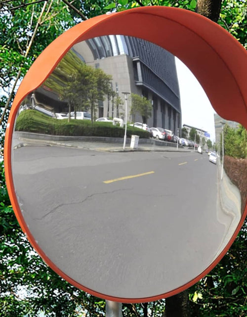 Încărcați imaginea în vizualizatorul Galerie, Oglindă de trafic convexă, portocaliu, 45 cm, plastic PC, de exterior Lando - Lando
