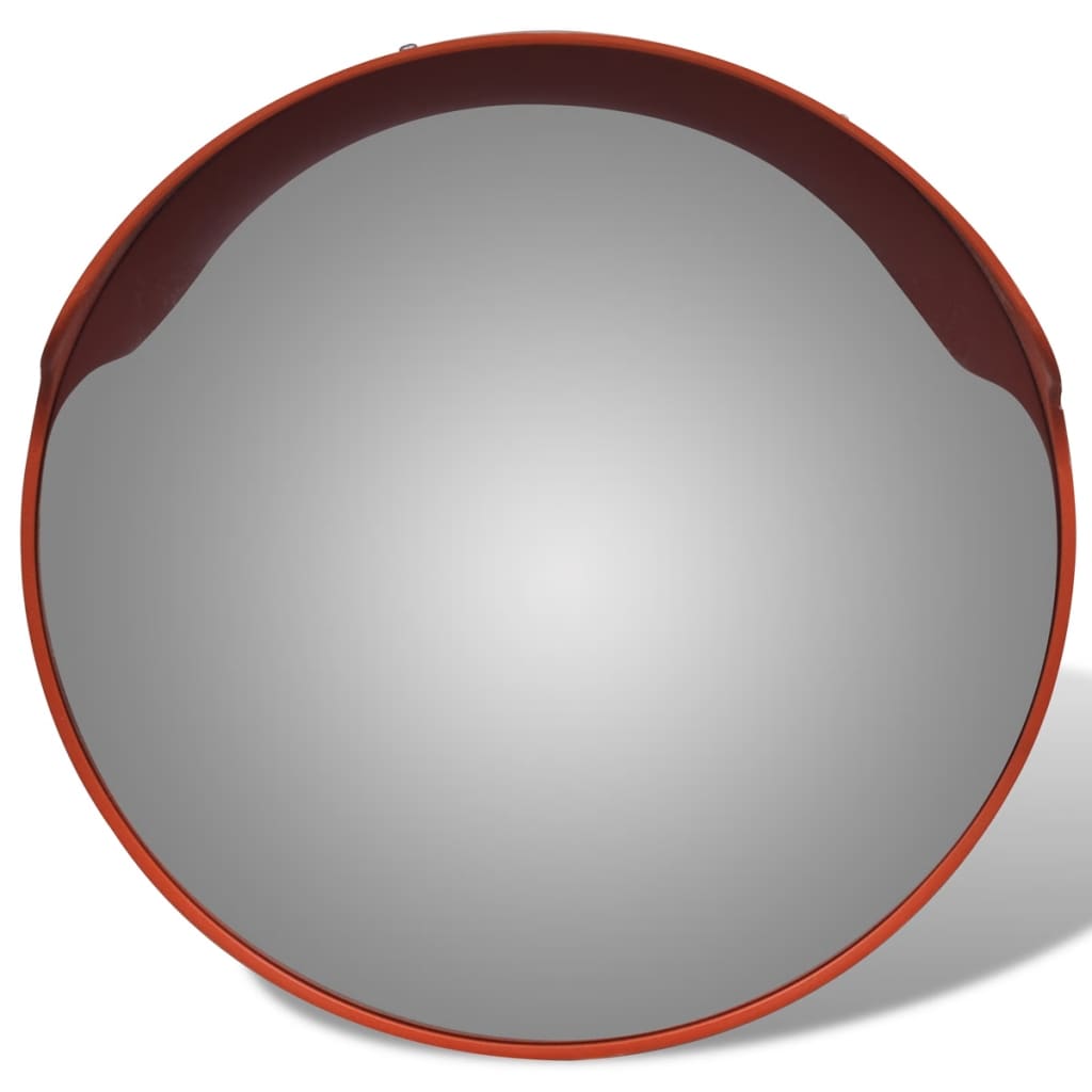 Oglindă de trafic convexă, portocaliu, 45 cm, plastic PC, de exterior Lando - Lando