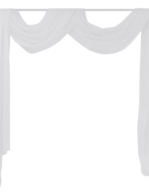 Încărcați imaginea în vizualizatorul Galerie, Draperie transparentă din voal 140 x 600 cm, alb - Lando
