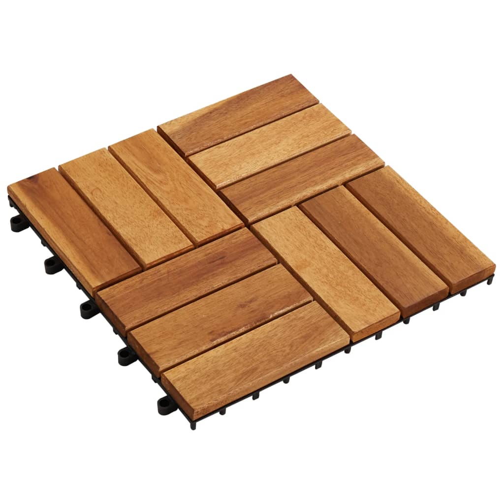 Set dale din lemn de acacia, 30 x 30 cm, 20 buc. - Lando