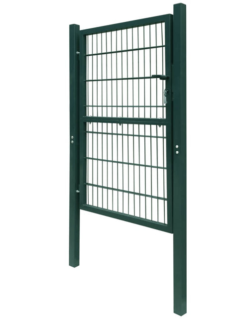 Încărcați imaginea în vizualizatorul Galerie, Poartă pentru gard 2D (simplă), verde, 106x210 cm Lando - Lando
