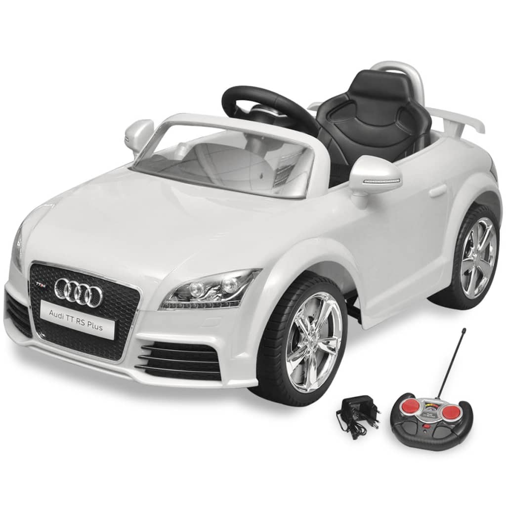 Mașină Audi TT RS pentru copii cu telecomandă, alb Lando - Lando