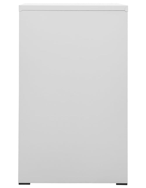Încărcați imaginea în vizualizatorul Galerie, Fișet, gri deschis, 46x62x102,5 cm, oțel - Lando
