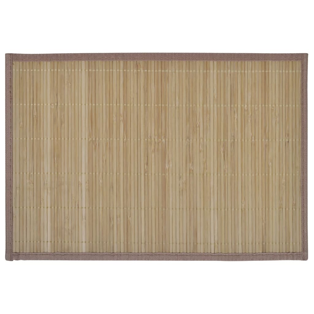 Suporturi din bambus pentru farfurii, 30 x 45 cm, maro Lando - Lando