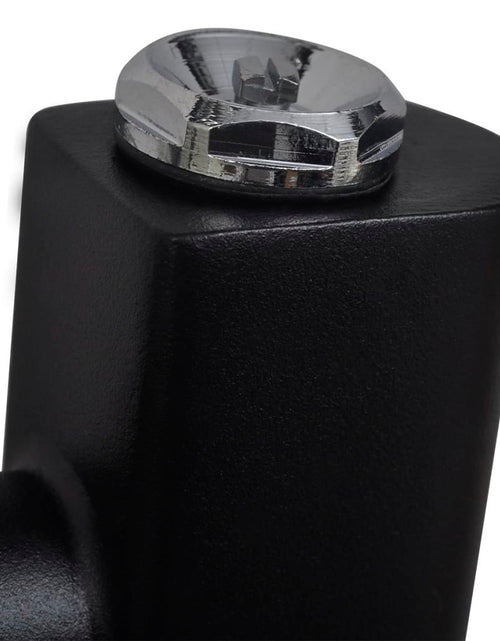 Загрузите изображение в средство просмотра галереи, Radiator port-prosop încălzire baie, negru, 480x480 mm, curbat Lando - Lando
