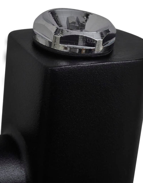 Загрузите изображение в средство просмотра галереи, Radiator port-prosop încălzire centrală, curbat, negru, 500 x 1160 mm Lando - Lando
