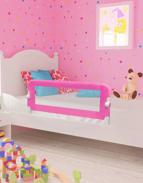 Încărcați imaginea în vizualizatorul Galerie, Balustradă de siguranță pentru pat de copil, roz, 102x42 cm Lando - Lando
