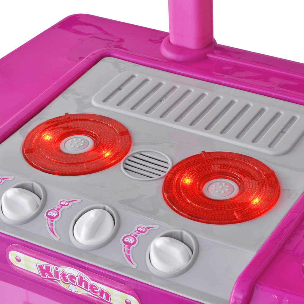Bucătărie de jucărie pentru copii cu lumini și efecte sonore, Roz Lando - Lando