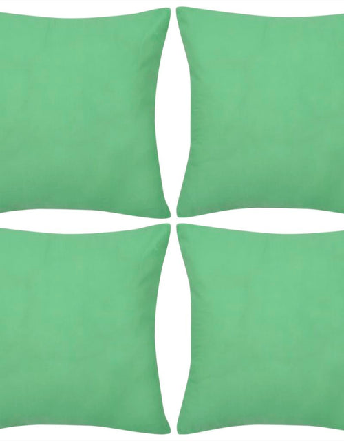 Încărcați imaginea în vizualizatorul Galerie, Huse de pernă din bumbac, 40 x 40 cm, măr verde, 4 buc. Lando - Lando
