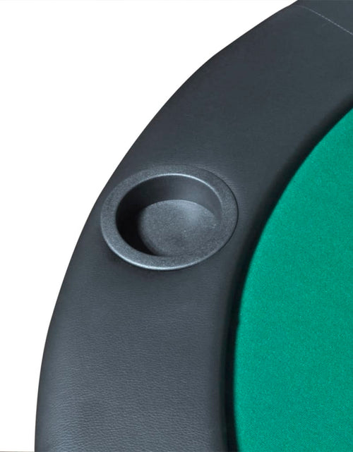 Încărcați imaginea în vizualizatorul Galerie, Blat de masă de poker pentru 10 jucători, pliabil, verde - Lando
