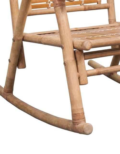 Încărcați imaginea în vizualizatorul Galerie, Scaun balansoar din bambus - Lando
