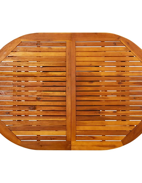 Загрузите изображение в средство просмотра галереи, Masă de grădină, 200 x 100 x 75 cm, lemn masiv de acacia - Lando
