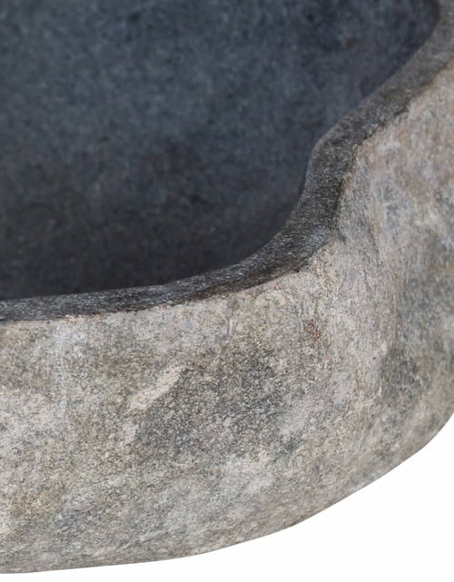 Загрузите изображение в средство просмотра галереи, Chiuvetă de baie din piatră de râu, 46-52 cm, ovală Lando - Lando
