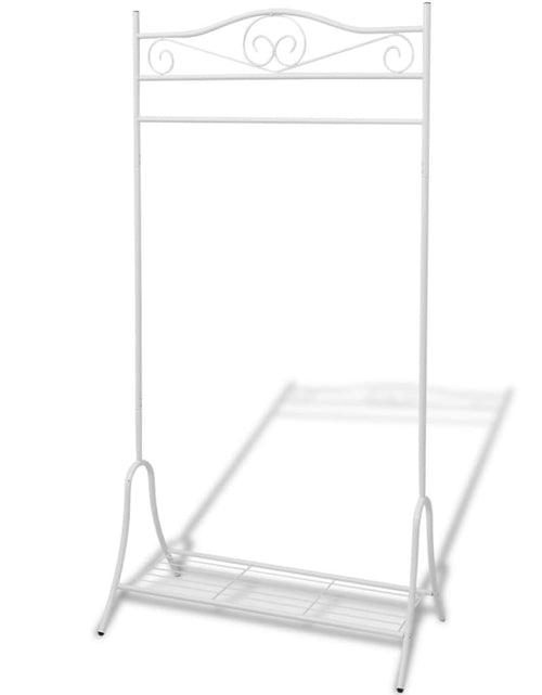Încărcați imaginea în vizualizatorul Galerie, Organizator îmbrăcăminte, oțel, alb - Lando
