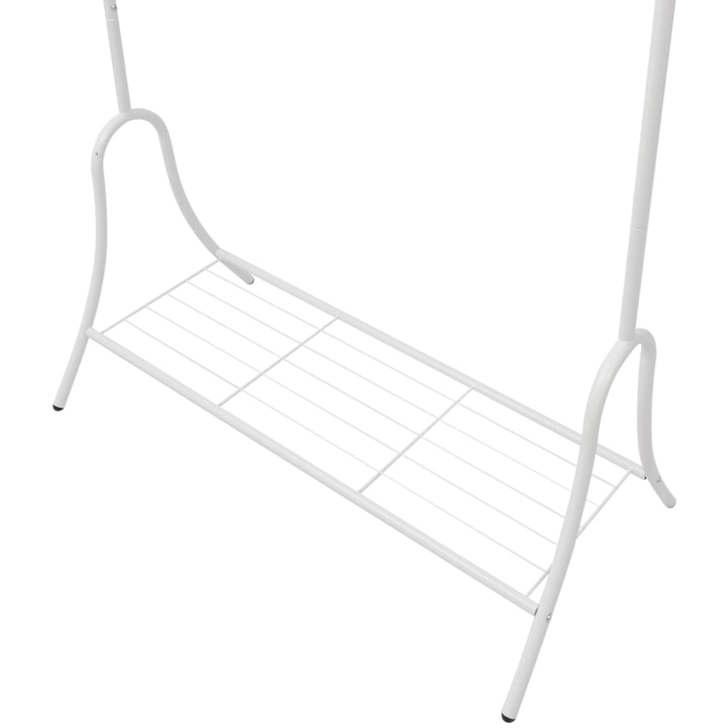 Organizator îmbrăcăminte, oțel, alb - Lando