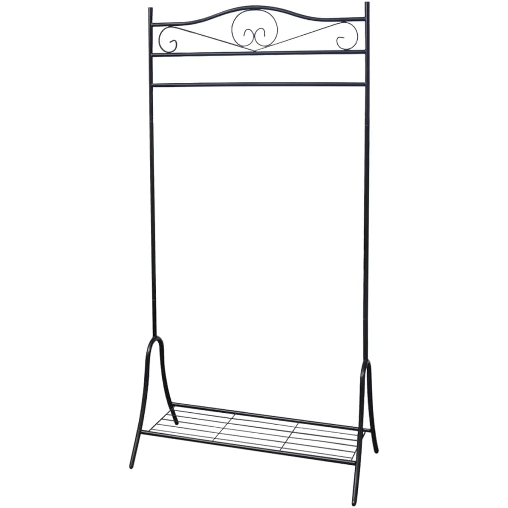 Organizator îmbrăcăminte, oțel, negru - Lando