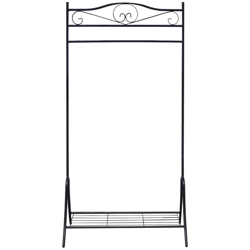 Organizator îmbrăcăminte, oțel, negru - Lando