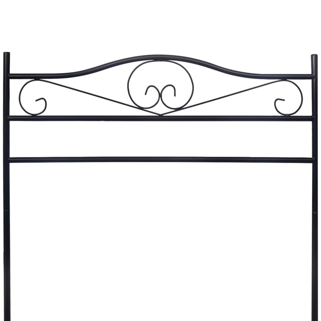 Organizator îmbrăcăminte, oțel, negru - Lando