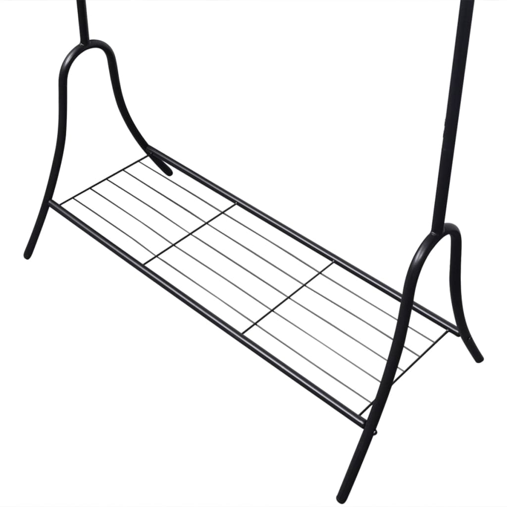 Organizator îmbrăcăminte, oțel, negru - Lando