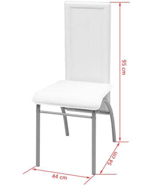 Încărcați imaginea în vizualizatorul Galerie, Set masă cu scaune, 5 piese, Alb - Lando
